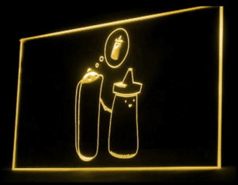 Hot Dog and Sauce LED Neon Sign